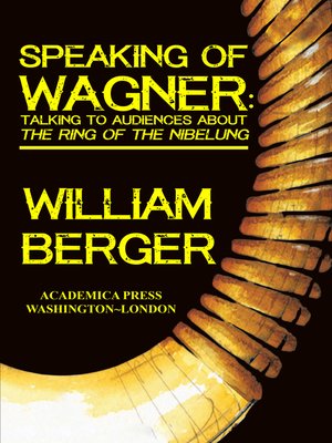 cover image of Speaking of Wagner